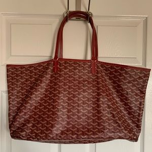 Red tote bag Goyard